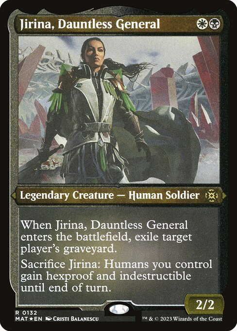 Jirina, Dauntless General - March of the Machine: The Aftermath - Etched Foil