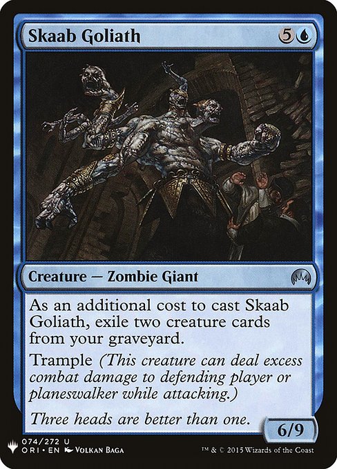 Skaab Goliath - The List