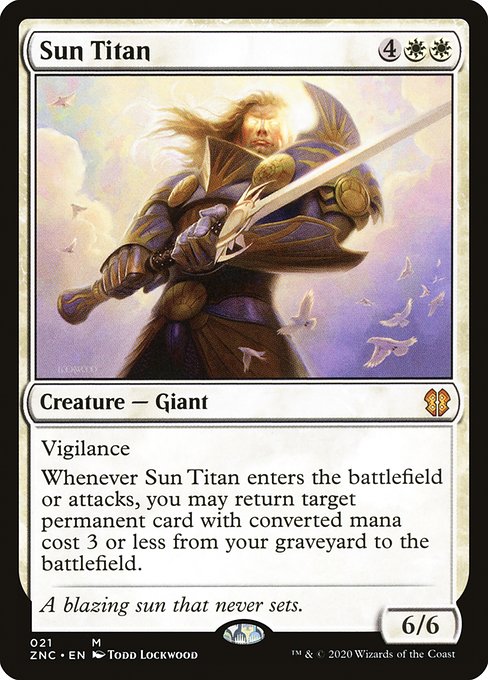 Sun Titan - Zendikar Rising Commander