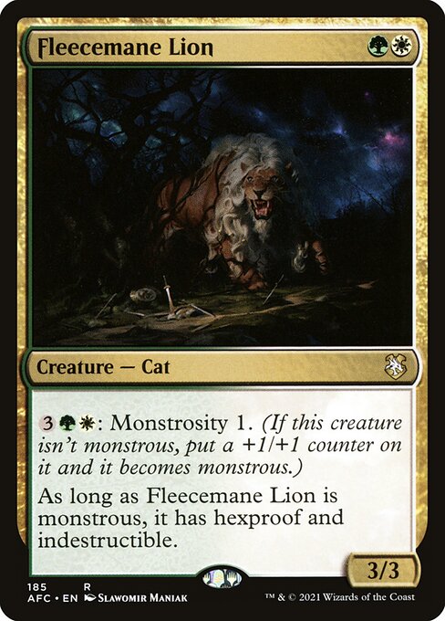 Fleecemane Lion - Forgotten Realms Commander