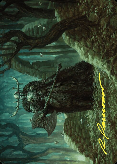 Mosswood Dreadknight - Wilds of Eldraine Art Series - Borderless