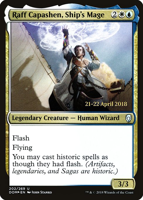 Raff Capashen, Ship's Mage - Dominaria Promos