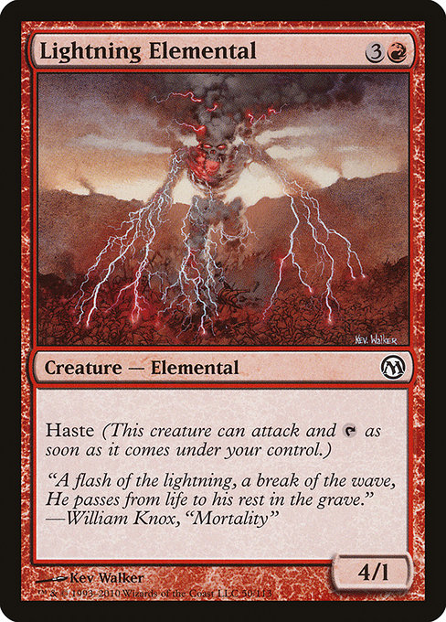 Lightning Elemental - Duels of the Planeswalkers