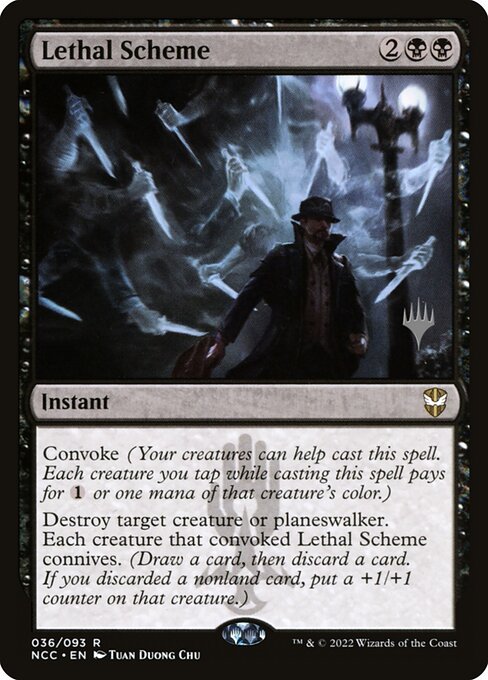 Lethal Scheme - New Capenna Commander Promos - Promo Foil