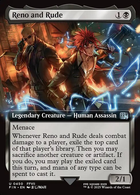 Reno and Rude - Final Fantasy - Extended Art