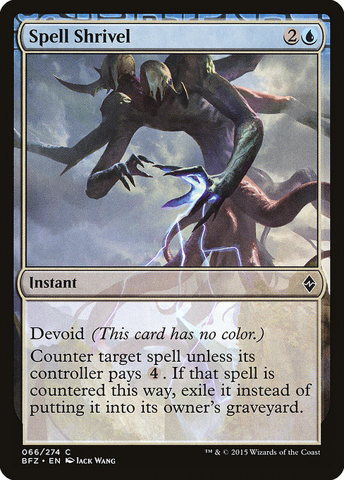 Spell Shrivel - Battle for Zendikar