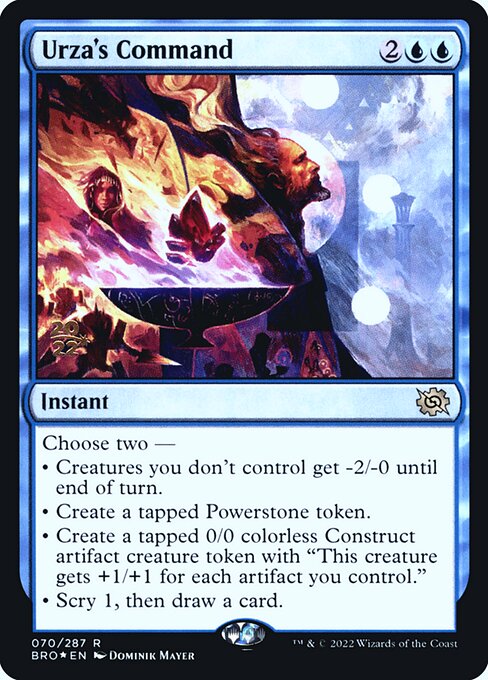 Urza's Command - The Brothers' War Promos