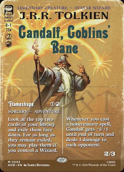 Gandalf, Goblins' Bane // Flameshape - The Hobbit