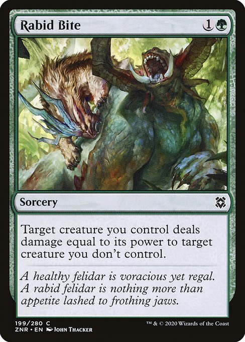 Rabid Bite - Zendikar Rising