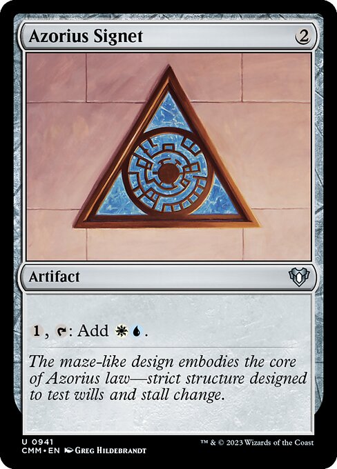 Azorius Signet - Commander Masters