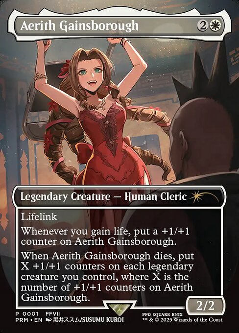 Aerith Gainsborough - Pro Tour Promos - Borderless
