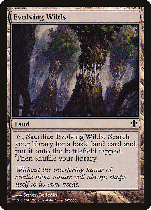 Evolving Wilds - Commander 2013