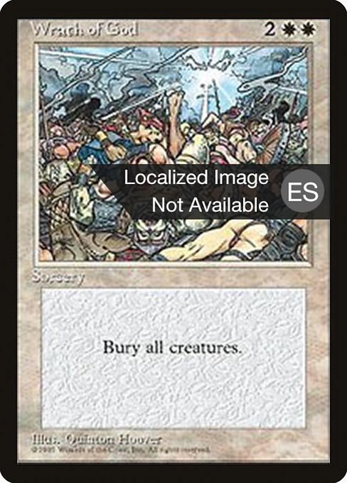 Ira de Dios (Wrath of God) - Fourth Edition Foreign Black Border