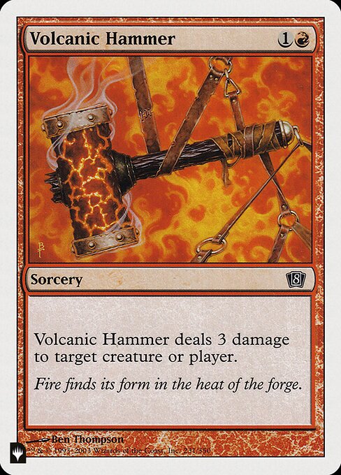 Volcanic Hammer - The List