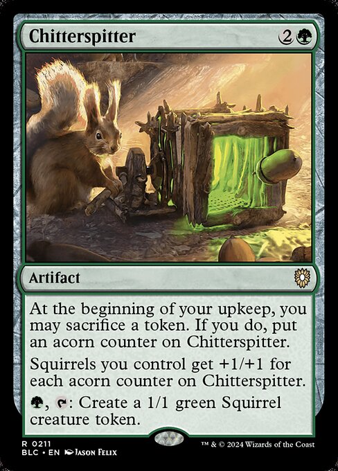 Chitterspitter - Bloomburrow Commander