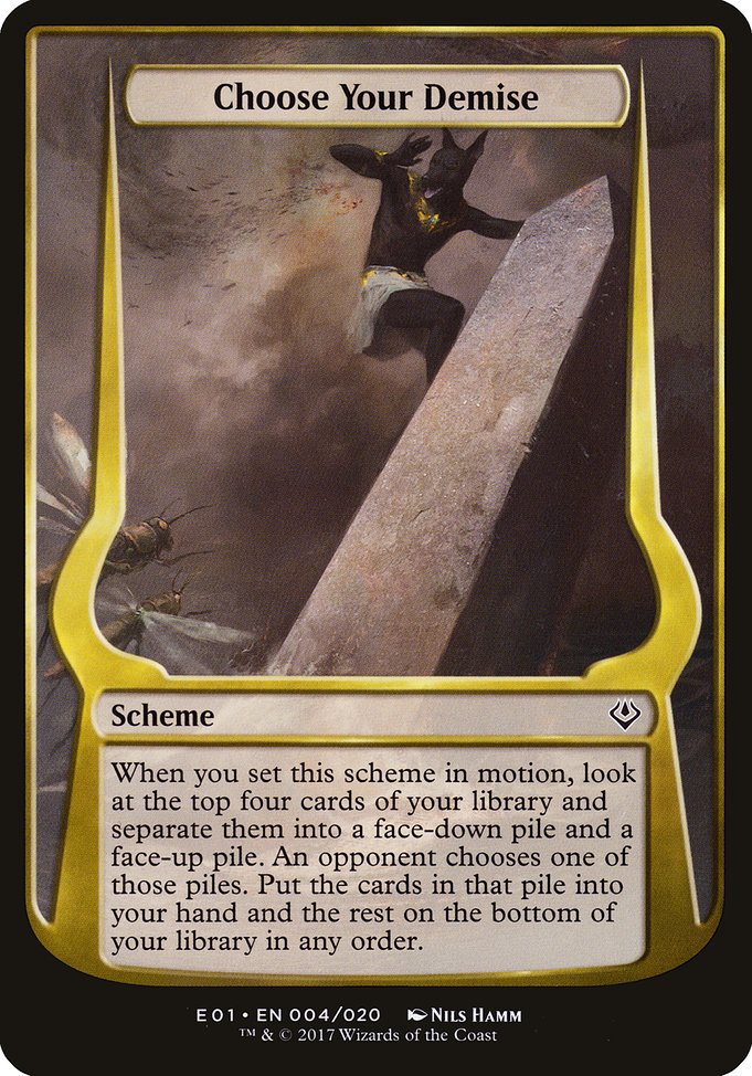 Choose Your Demise - Archenemy: Nicol Bolas Schemes