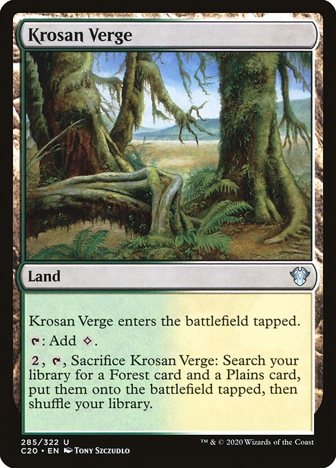 Krosan Verge - Commander 2020