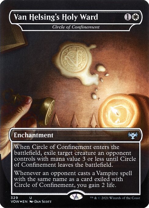 Van Helsing's Holy Ward (Circle of Confinement) - Innistrad: Crimson Vow - Borderless