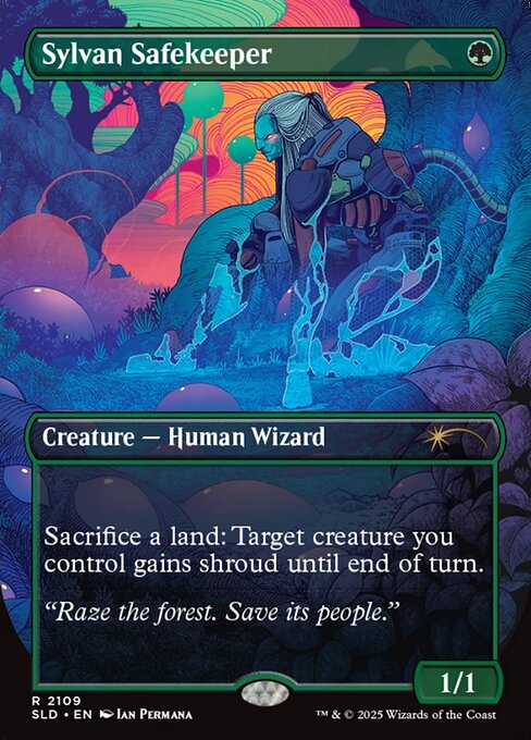Sylvan Safekeeper - Secret Lair Drop - Borderless
