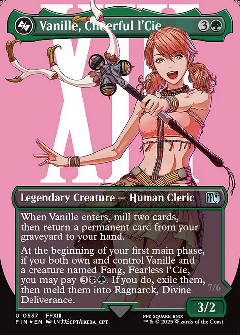 Vanille, Cheerful l'Cie // Ragnarok, Divine Deliverance - Final Fantasy - Surge Foil, Borderless