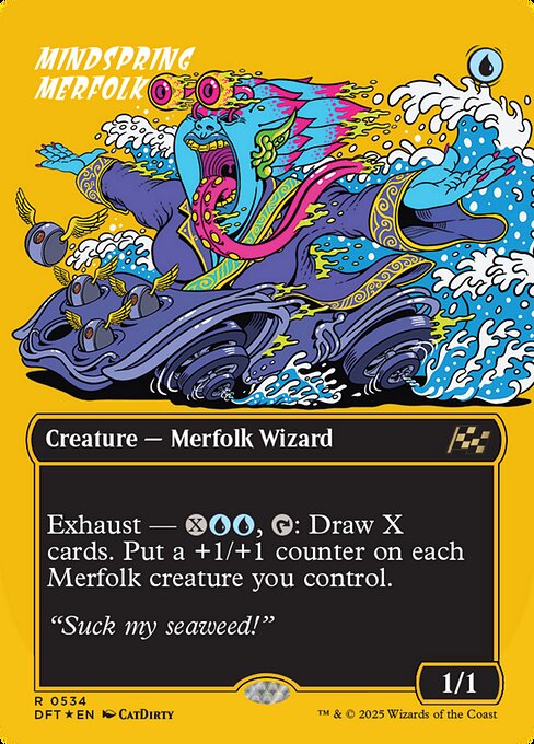 Mindspring Merfolk - Aetherdrift - Borderless
