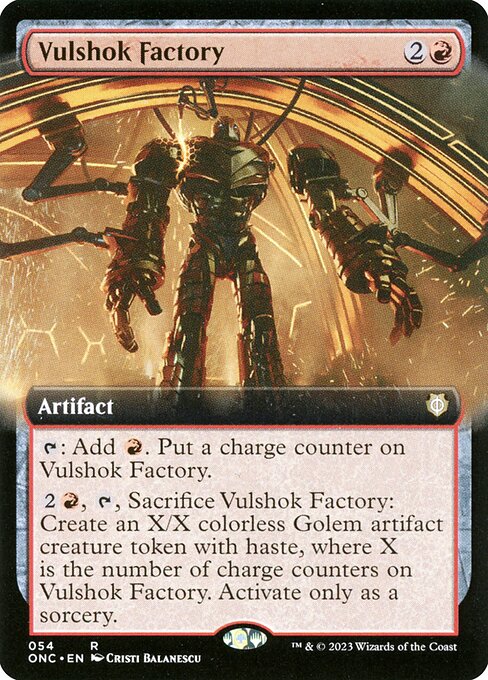 Vulshok Factory - Phyrexia: All Will Be One Commander - Extended Art