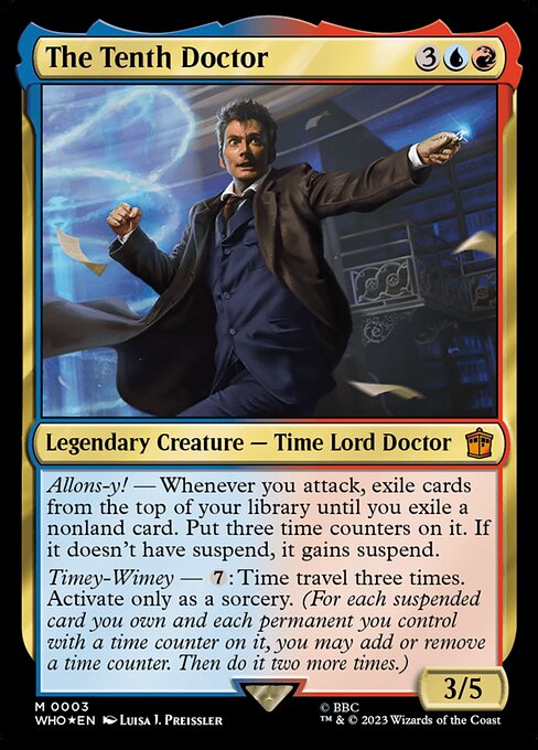 The Tenth Doctor - Doctor Who - Promo Foil