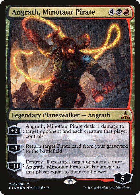 Angrath, Minotaur Pirate - Rivals of Ixalan - Promo Foil