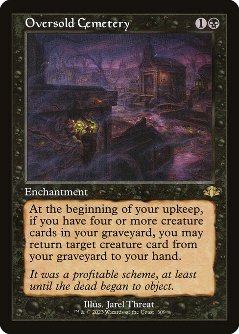 Oversold Cemetery - Dominaria Remastered