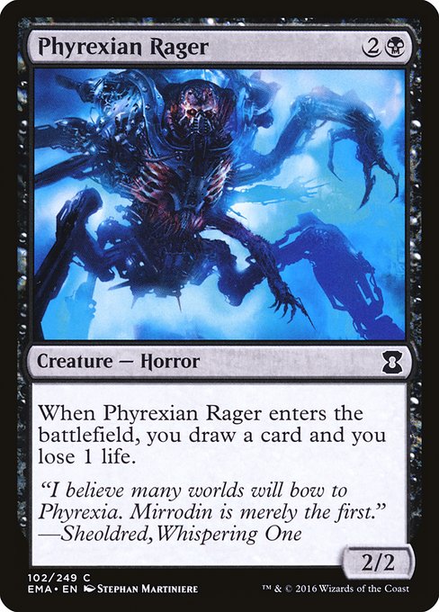 Phyrexian Rager - Eternal Masters