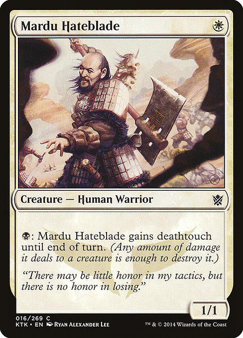 Mardu Hateblade - Khans of Tarkir