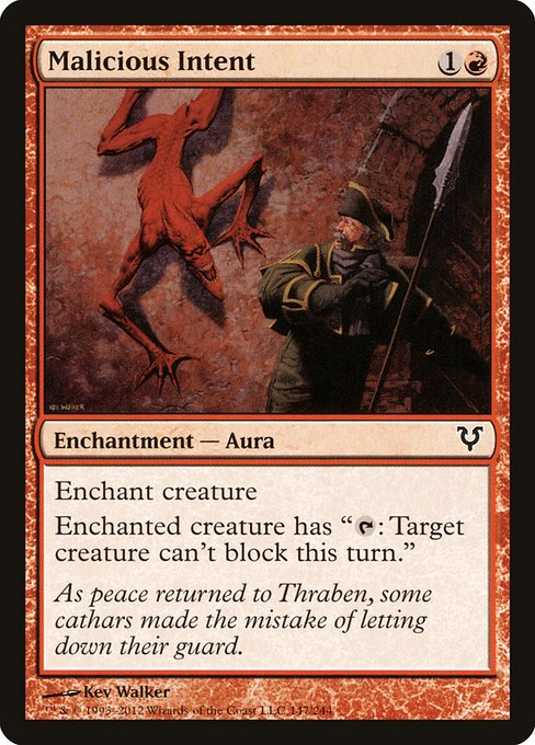 Malicious Intent - Avacyn Restored