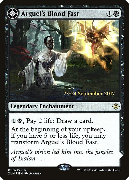 Arguel's Blood Fast // Temple of Aclazotz - Ixalan Promos - Promo Foil