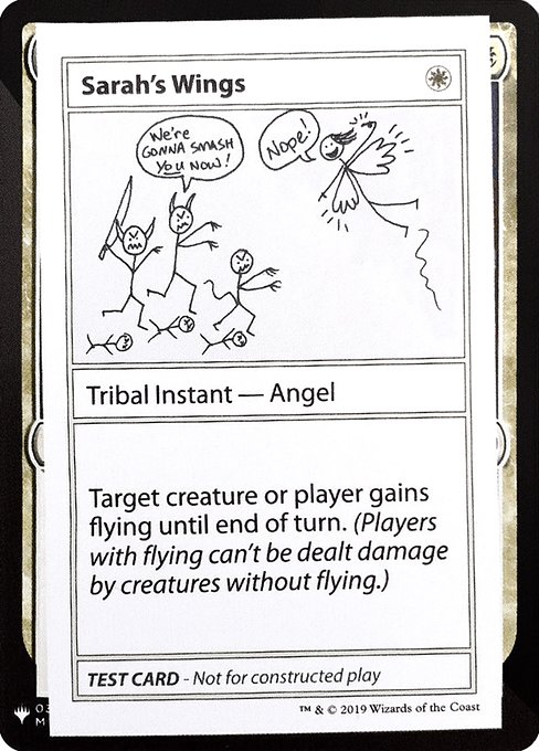 Sarah's Wings - Mystery Booster Playtest Cards 2019