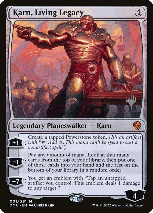 Karn, Living Legacy - Dominaria United Promos