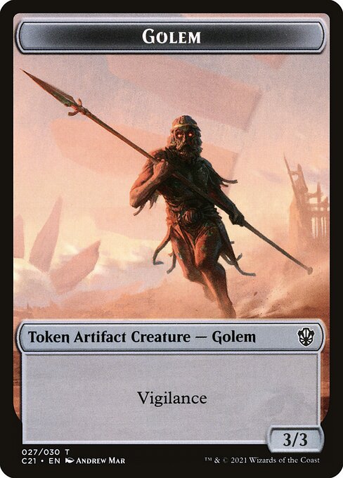 Golem - Commander 2021 Tokens