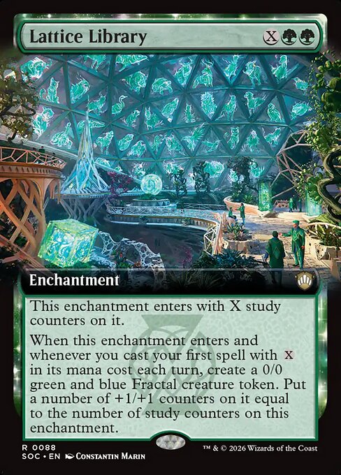 Lattice Library - Secrets of Strixhaven Commander - Extended Art
