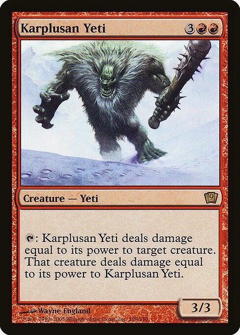 Karplusan Yeti - Ninth Edition