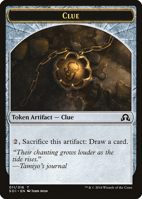 Clue - Shadows over Innistrad Tokens