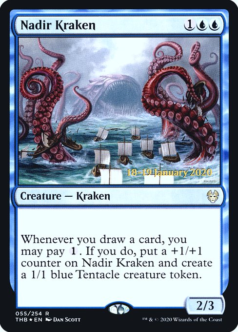 Nadir Kraken - Theros Beyond Death Promos - Promo Foil