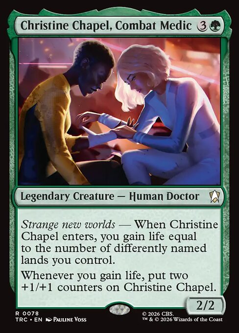 Christine Chapel, Combat Medic - Star Trek Commander