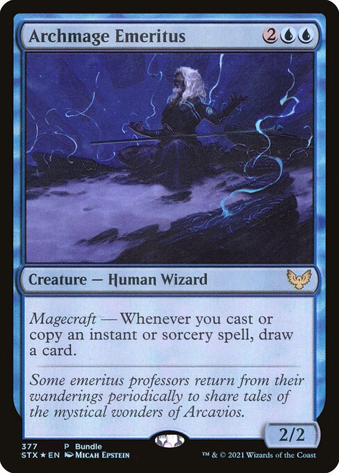 Archmage Emeritus - Strixhaven: School of Mages - Promo Foil