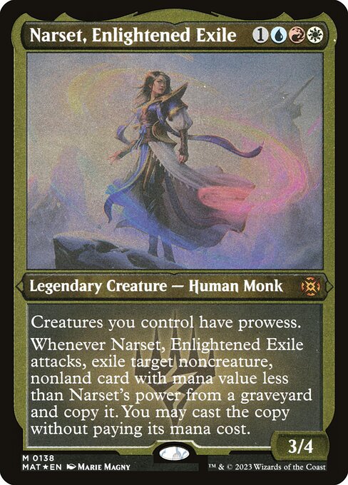 Narset, Enlightened Exile - March of the Machine: The Aftermath - Etched Foil