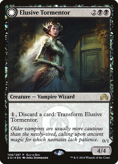 Elusive Tormentor // Insidious Mist - Shadows over Innistrad Promos - Promo Foil