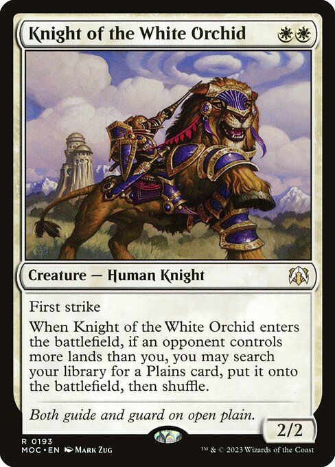 Knight of the White Orchid - March of the Machine Commander