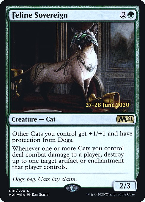 Feline Sovereign - Core Set 2021 Promos - Promo Foil