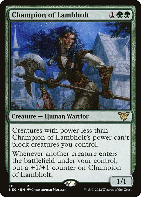 Champion of Lambholt - Neon Dynasty Commander