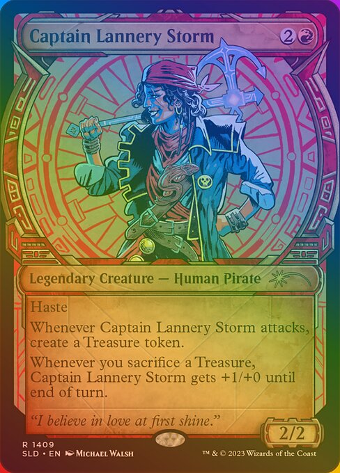 Captain Lannery Storm - Secret Lair Drop - Promo Foil