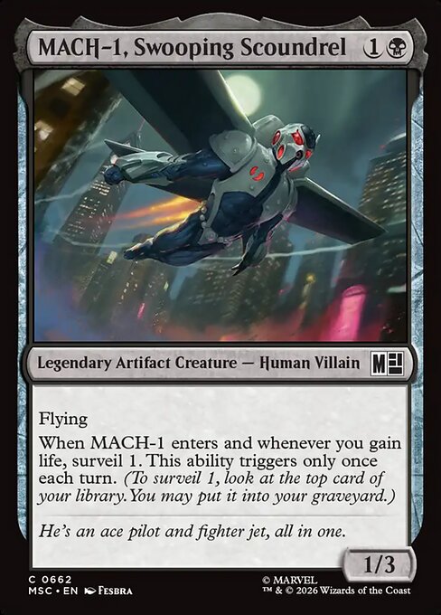 MACH-1, Swooping Scoundrel - Marvel Super Heroes Commander