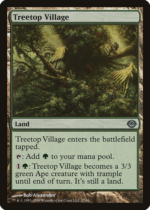 Treetop Village - Duel Decks: Garruk vs. Liliana